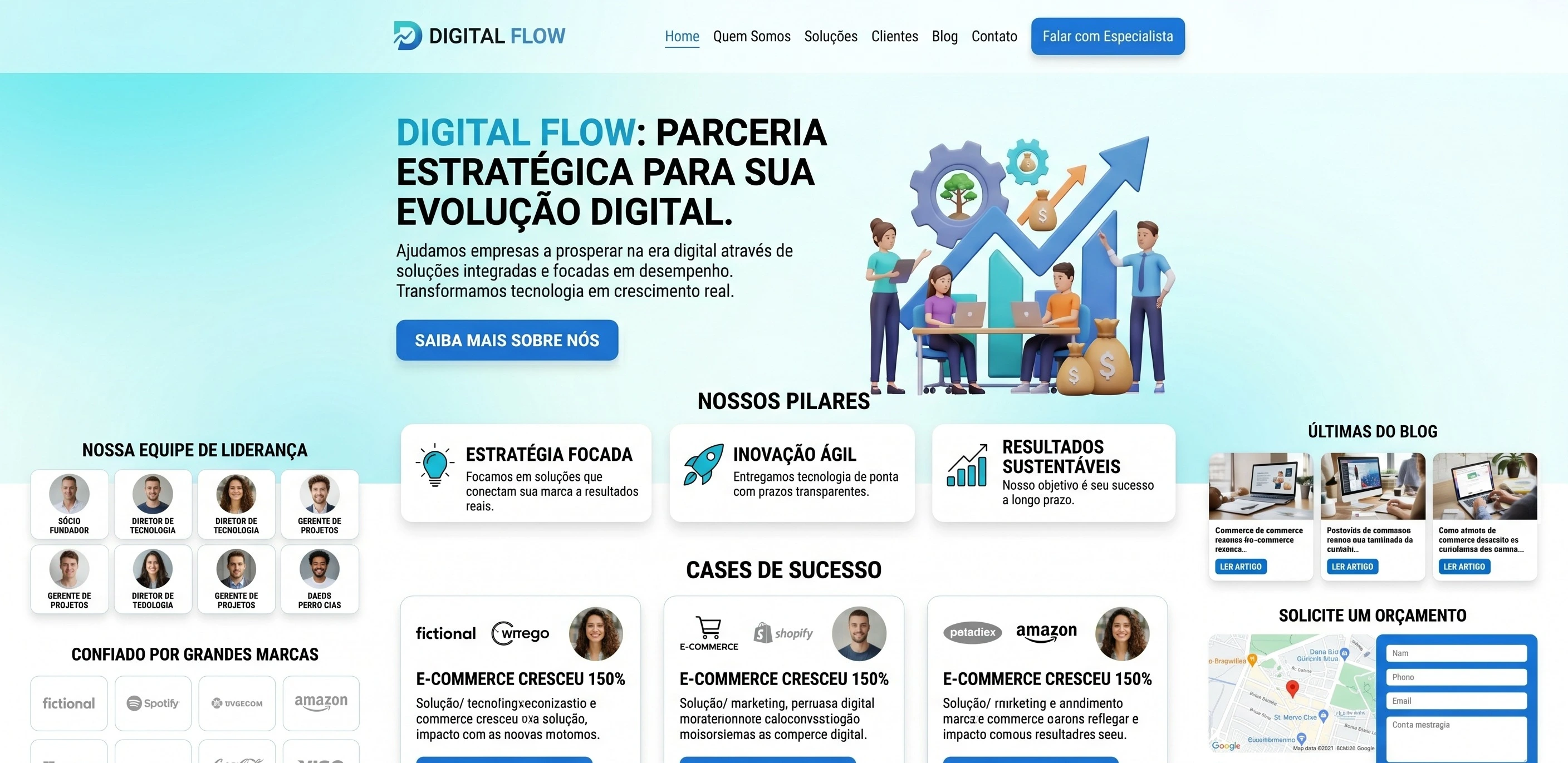 Site Institucional Profissional para Empresas
